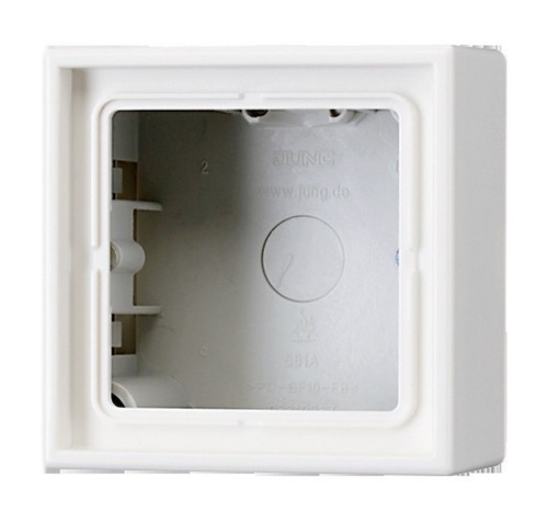 LS990 Коробка для накладного монтажа 2-ная, светло-серая