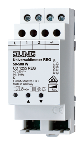 Светорегулятор на ДИН-рейку JUNG Коллекции JUNG, 500 Вт