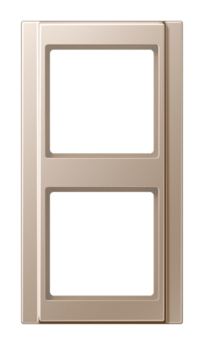 Рамка 2 поста JUNG A 500, шампань