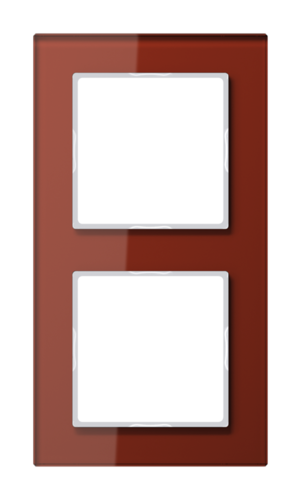 Рамка 2 поста JUNG A CREATION, красный