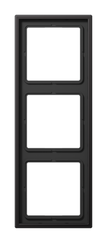 Рамка 3 поста JUNG LS METAL, темный алюминий