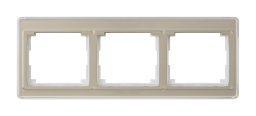 Рамка 3 поста JUNG SL 500, горизонтальная, бронзовый