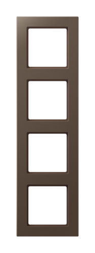 Рамка 4 поста JUNG A CREATION, мокко