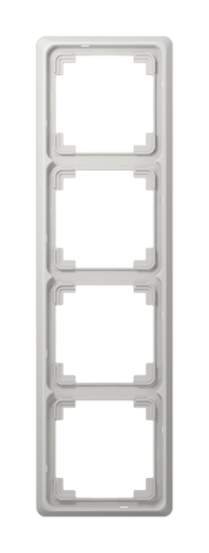 Рамка 4 поста JUNG CD 500, светло-серый