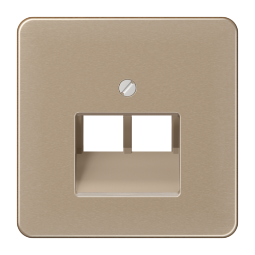 Накладка на розетку информационную JUNG CD 500, бронзовый