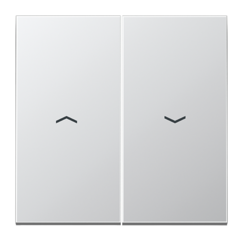 Клавиша для жалюзийного выключателя JUNG LS METAL, алюминий