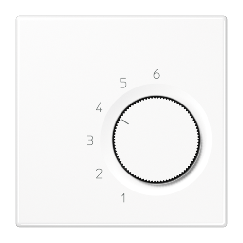 JUNG LS 990 Белая Накладка термостата комнатного(мех TR236U,TR246U)