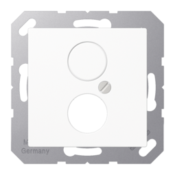 Накладка на аудиорозетку JUNG А-СЕРИЯ, белый