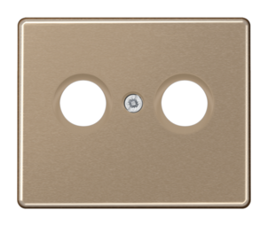 Накладка на розетку телевизионную JUNG SL 500, бронзовый