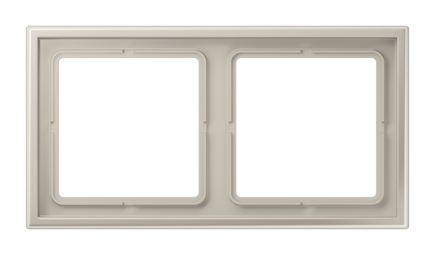 Рамка 2 поста JUNG LS ZERO, стальной