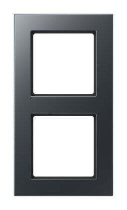 Рамка 2 поста JUNG A 550, антрацит матовый