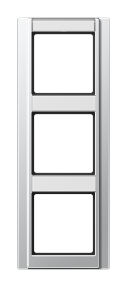 Рамка 3 поста JUNG A 500, вертикальная, алюминий