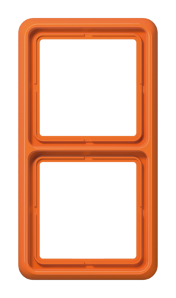 Рамка 2 поста JUNG CD 500, оранжевый