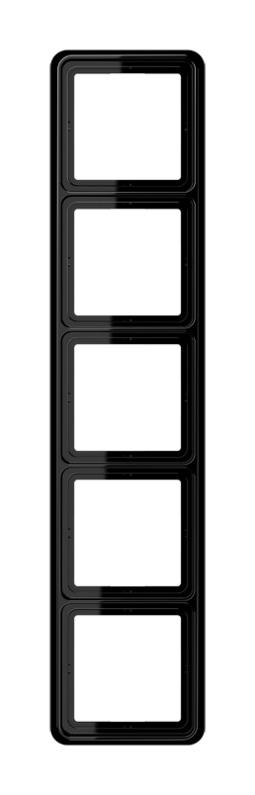 Рамка 5 постов JUNG CD 500, черный