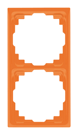 Рамка 2 поста JUNG CD 500, оранжевый