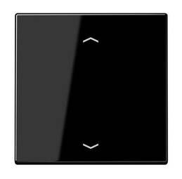 Накладка на жалюзийный выключатель Jung LS 990, черный, LS1700PSW