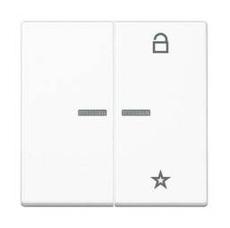 Накладка на жалюзийный выключатель Jung А-СЕРИЯ, белый, A1701WW