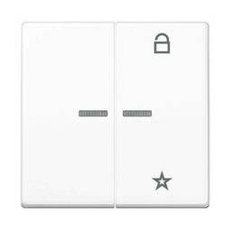 Накладка на жалюзийный выключатель Jung А-СЕРИЯ, белый, AS1701WW